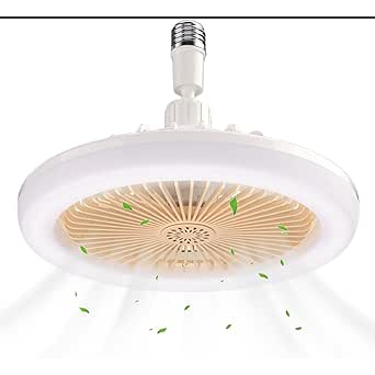 Ventilador Com Luz Led, 3- Lâmpada Moderna