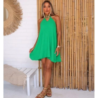 Vestido/Bata soltinho Frente Única costas Nua