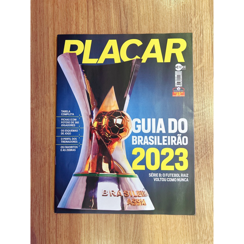 PLACAR GUIA DO BRASILEIRÃO GUIDE 2023 Brazil Football Magazine 360