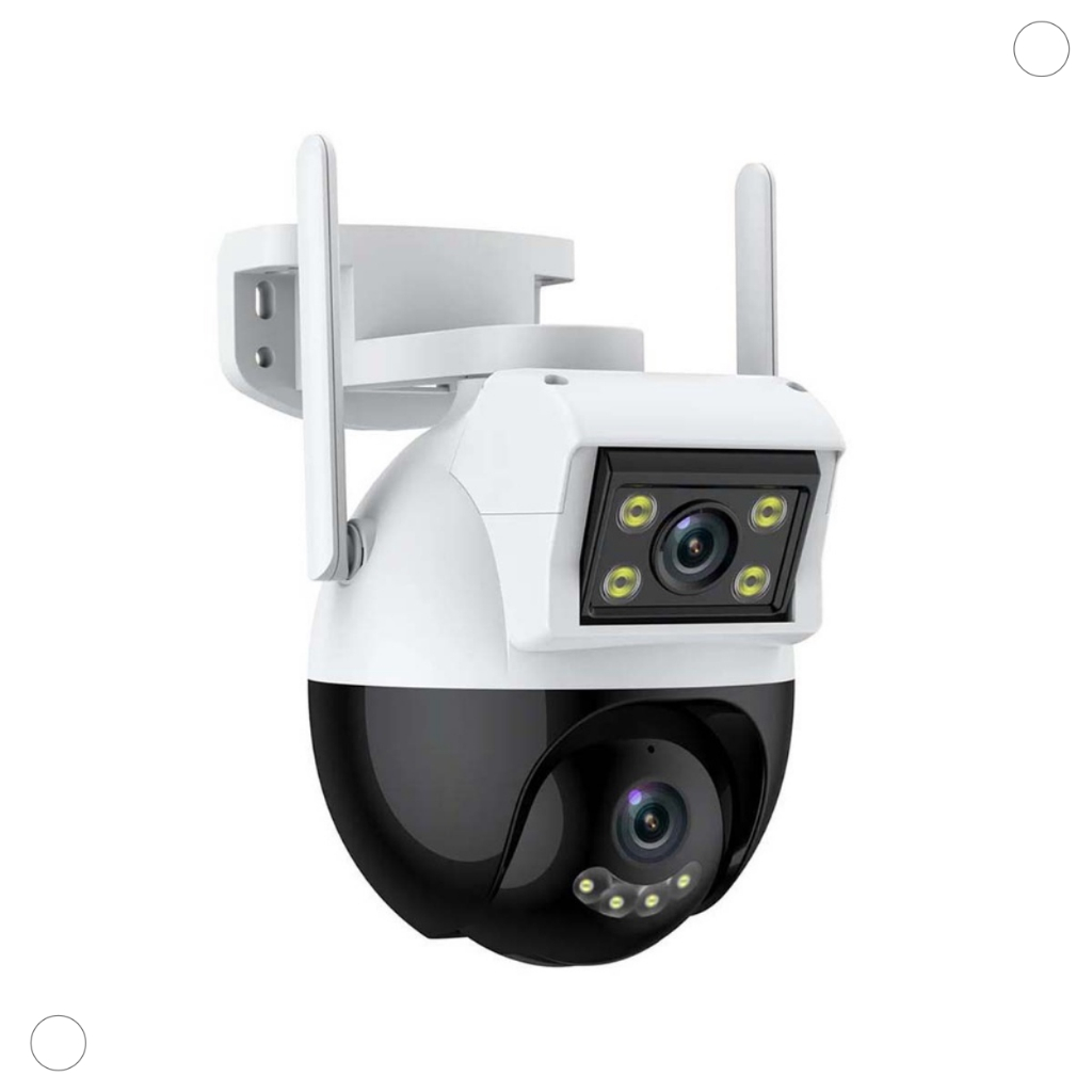Câmera De Segurança Wifi Dupla 2 Em 1 Ip66 Jortan 8290 | Shopee Brasil