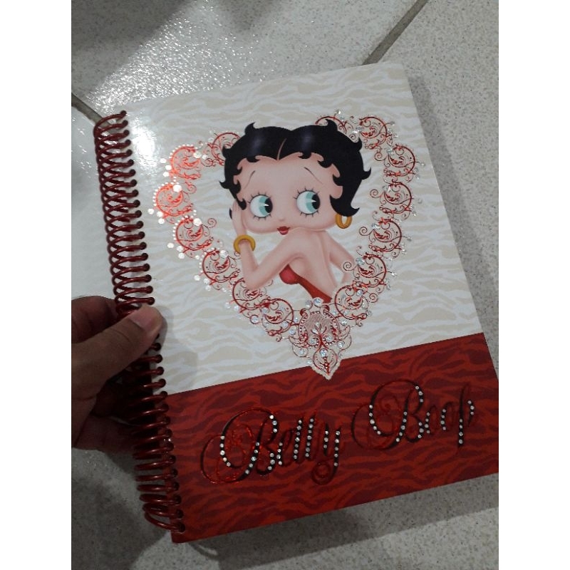 Caderno antigo Betty boop anos 90 | Shopee Brasil