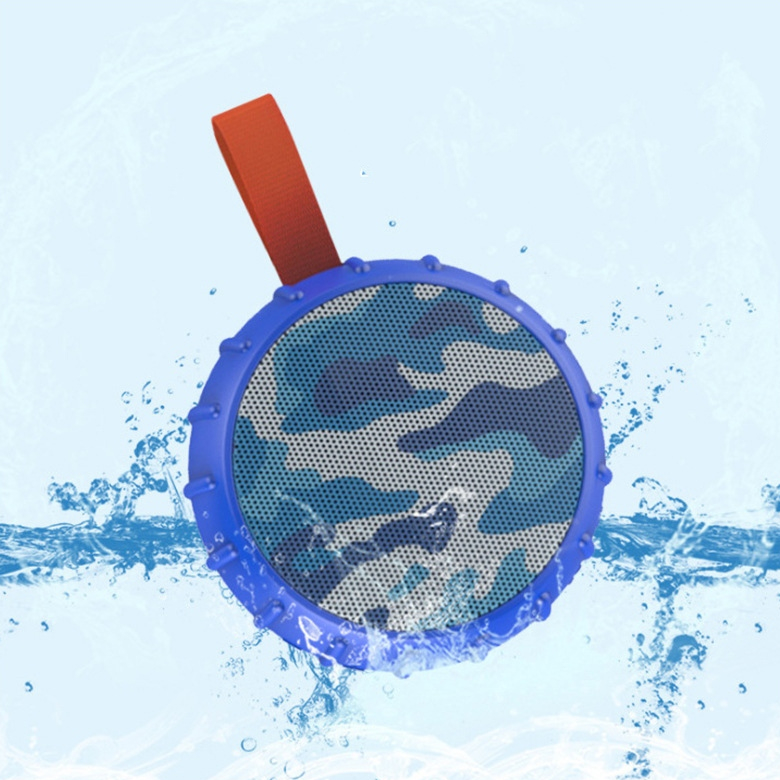 Caixa De Som Aprova D´agua Anti-queda Top Emborrachada Bluetooth