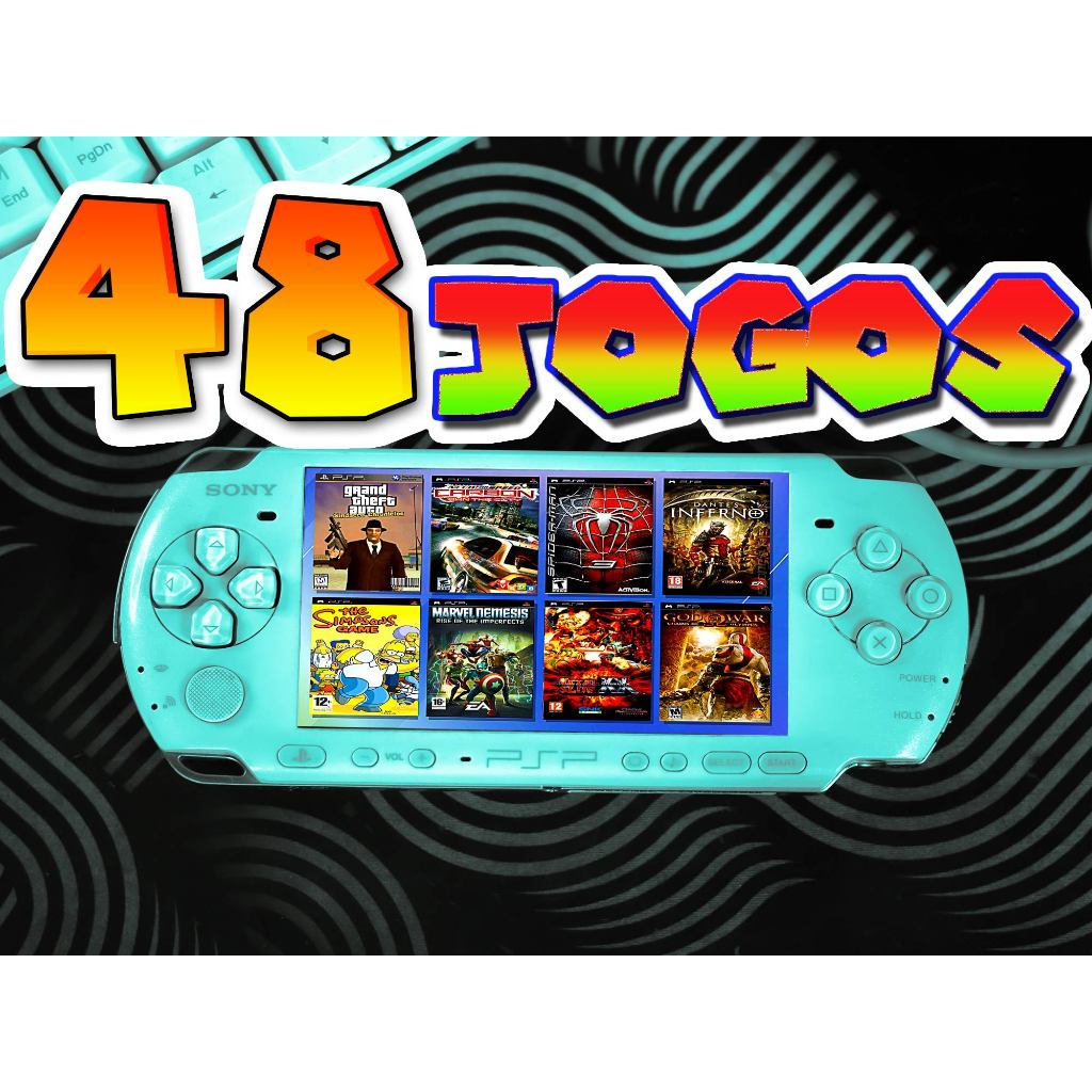 Jogos Pra Psp Qualquer Jogo Só 49,00