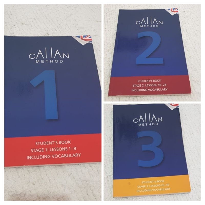 Coleção livros Método Callan 1 ao 3. | Shopee Brasil