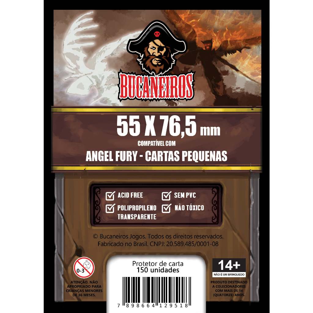 Sleeve Customizado para Angel Fury - Cartas Pequenas (55 x 76,5)