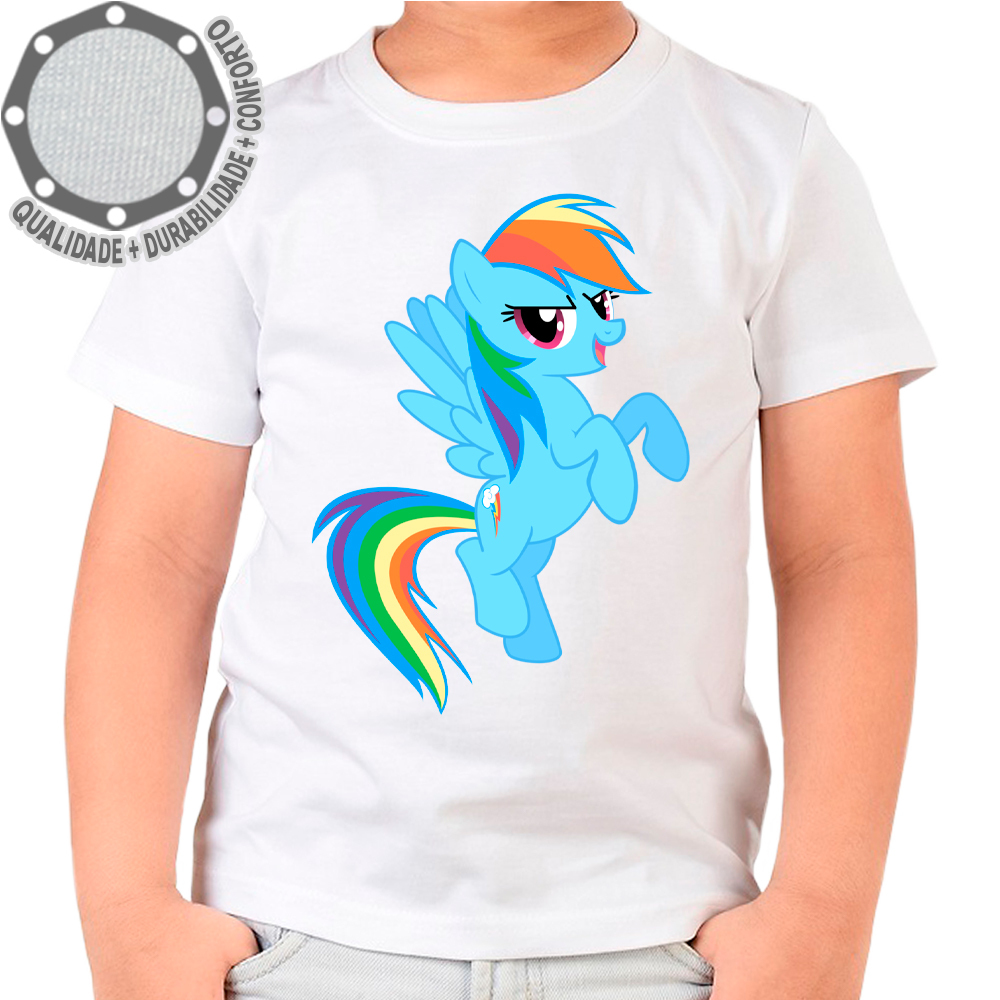 Camisa Camiseta My Little Pony Personalizada Com Nome