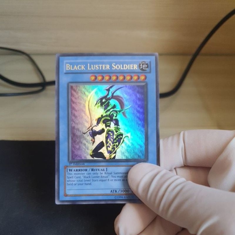 Yugioh card Black luster soldier and black luster hot ritual 1st edition