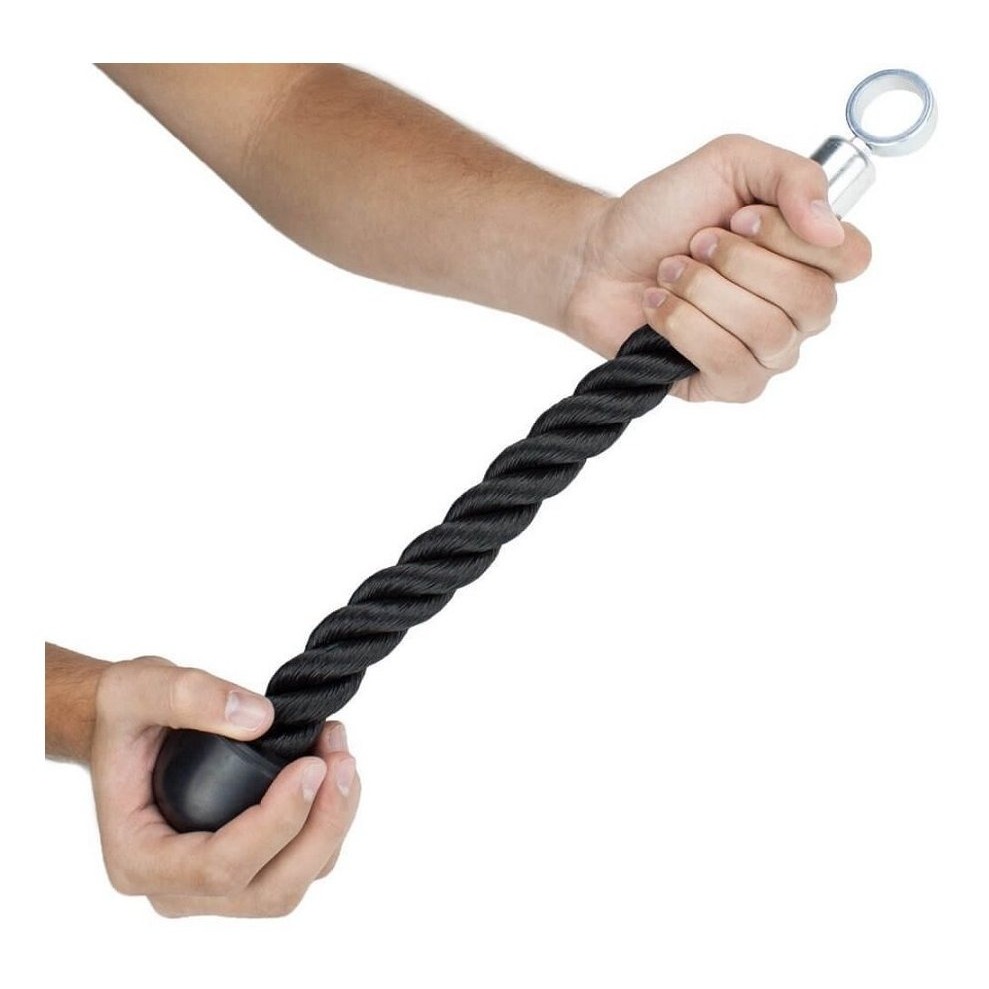 KIT 5 Puxador Triceps Unilateral Corda Crossover Pulley Musculação