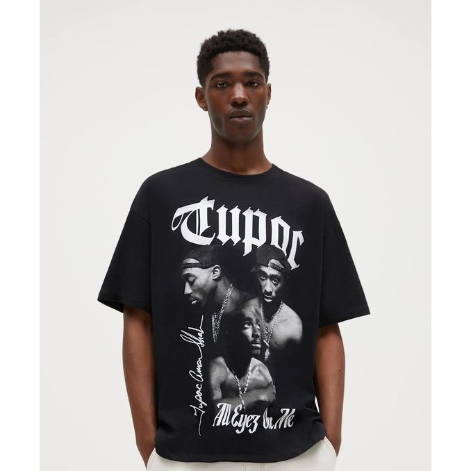 Camiseta Oversized Hipster Rapper Tupac 2pac