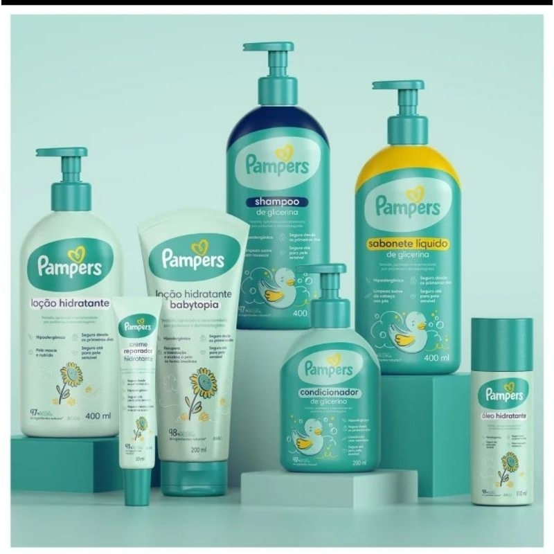 Linha Baby Care Pampers & Boticário - Monte seu Kit