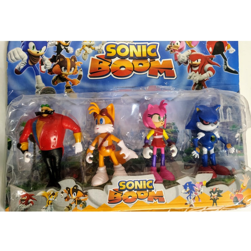 Boneco Tails 11cm Sonic Figura Colecionável Filme