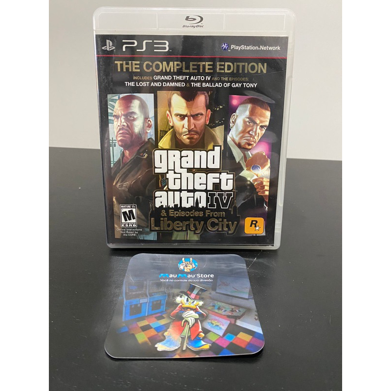 GTA 4 The Complete Edition PS3 - Mídia Física Original Usado Jogos de  Playstation 3 Jogos de Tiro - Escorrega o Preço