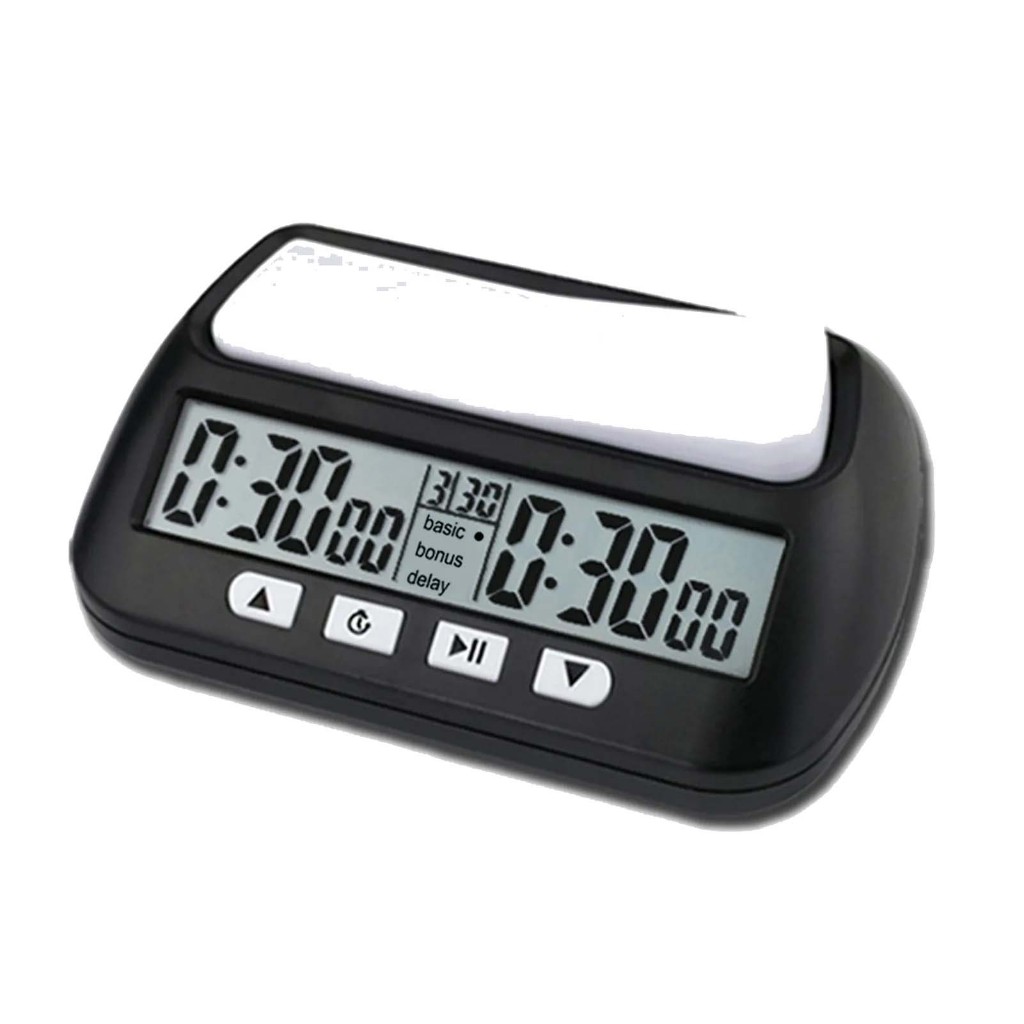 Relógio de xadrez digital profissional portátil timer cronômetro jogo  competição