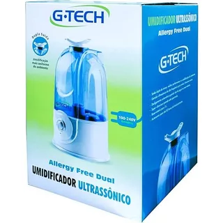 Umidificador G-Tech Allergy-Free Dual Original 3L Bivolt Ultrassônico
