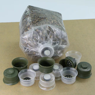 Tampas com Filtro para Sacos de Cultivo Cogumelos