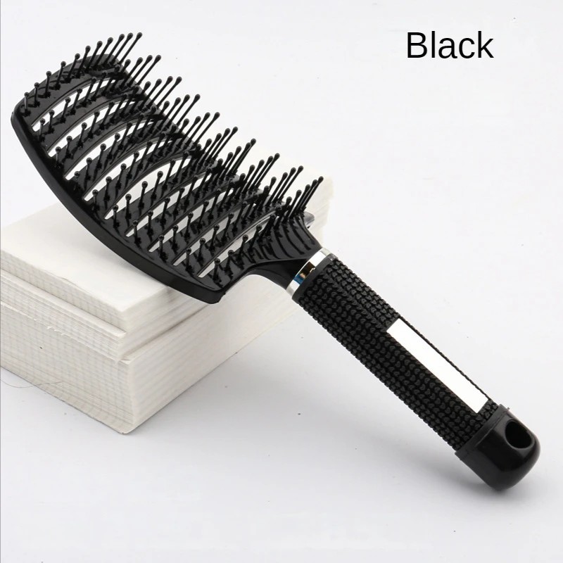 Escova Curvada de desembaraçar cabelo/escova quadrada