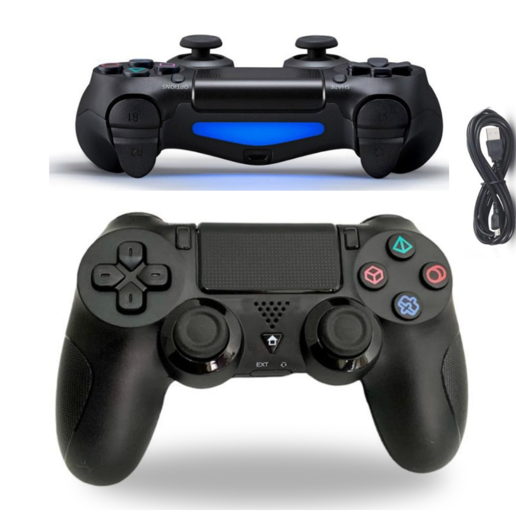 Mini Volante Controle PS5 Playstation Jogos De Corrida PRETO Gamepad  Controlador Alça Envio Imediato Pronta Entrega