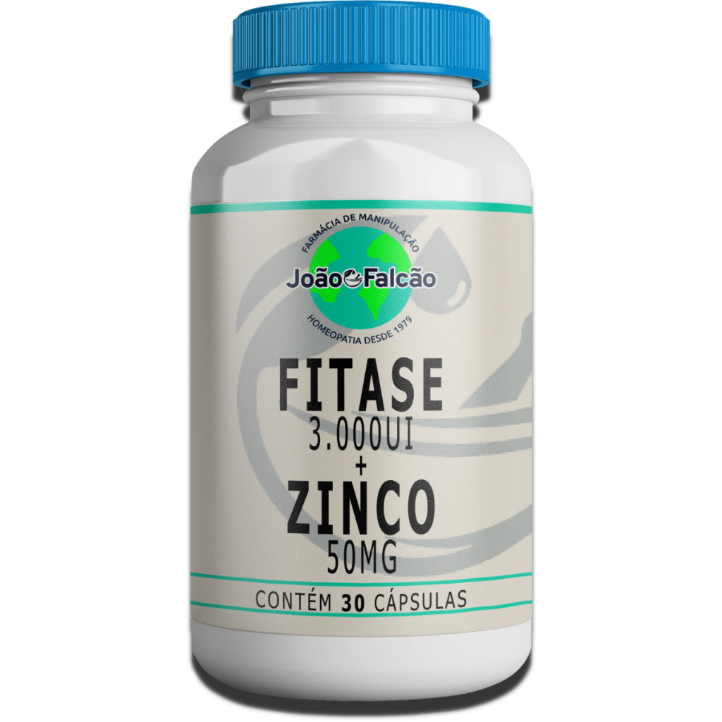 Fitase 3.000Ui + Zinco Quelato 50Mg - 30 Cápsulas Gastrorresistentes ...