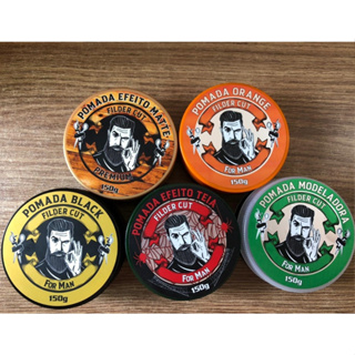 KIT 10 Pomadas modeladora de cabelo FILDER CUT/SUJEITO HOMEM/ 150g