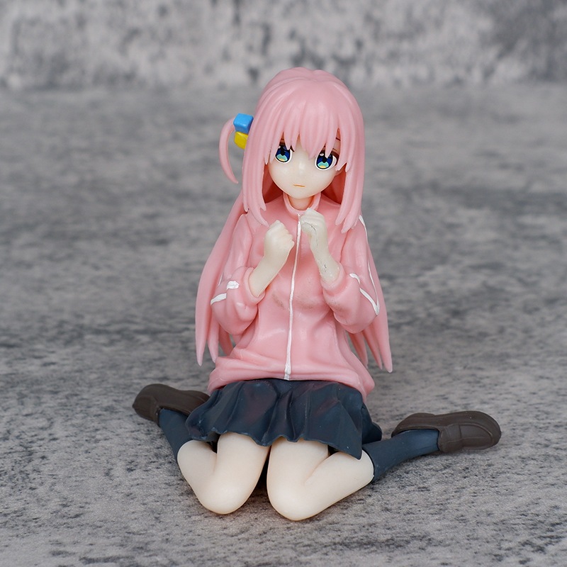 Figure Bocchi The Rock Goto Hitori Sentada 8,5 cm Pronta Entrega