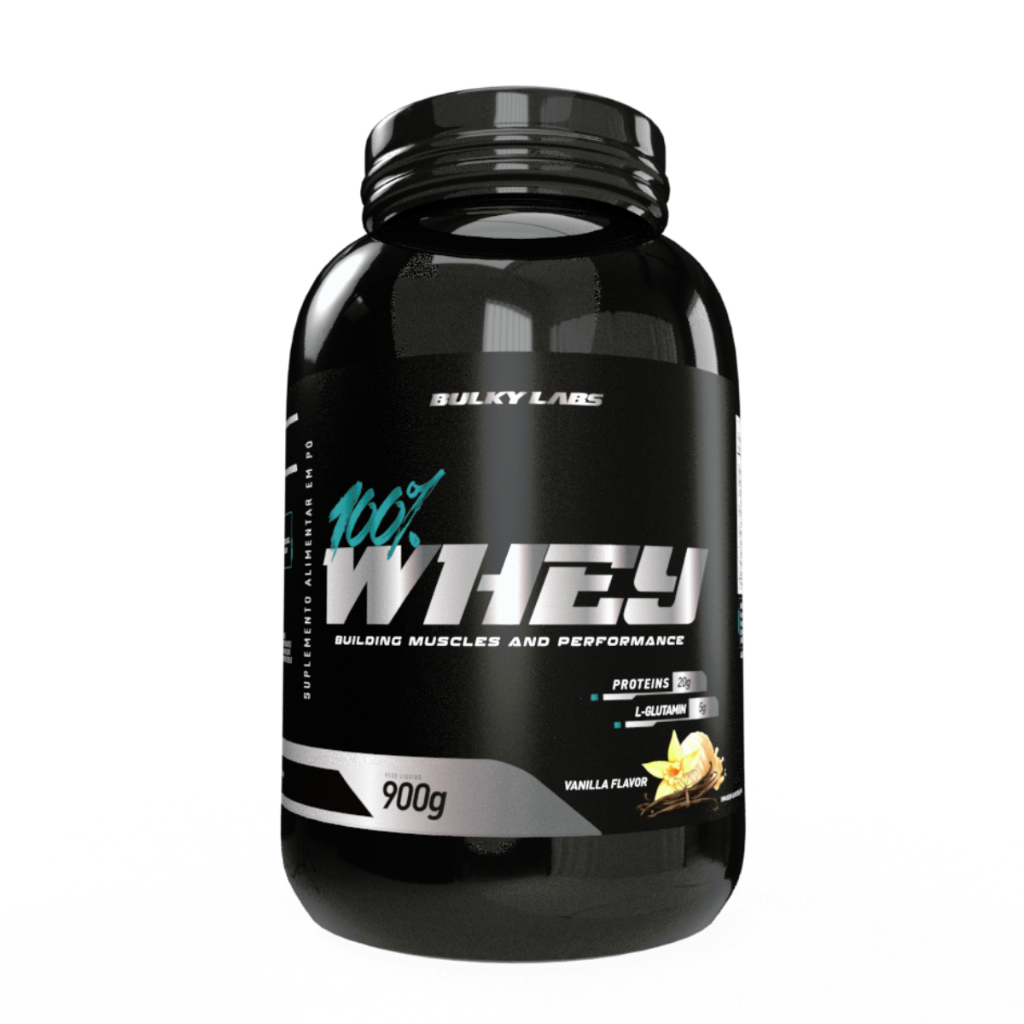 100% Whey Protein 900g Bulky Labs | Shopee Brasil