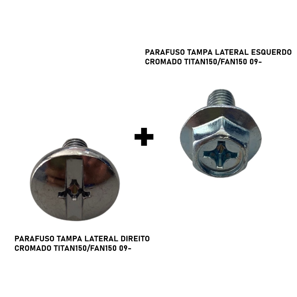 Parafuso Tampa Lateral Direita- Esquerda Titan 150 / Fan 150 2009 -