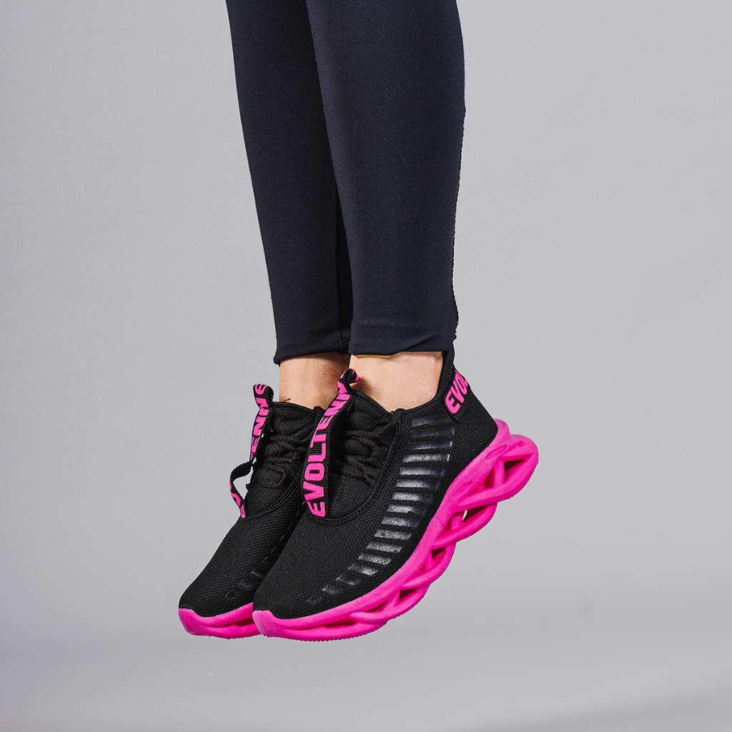 Tênis Esportivo Feminino Academia Treino Crosfit Ajuste Cadarço