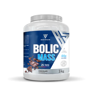 Hipercalórico Bolic Mass 3kg 44g Proteína Body Shape em Oferta na Shopee