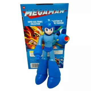Boneco Colecionável Mega Man Articulável 27cm Action Figure de Vinil Brinquedo
