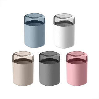 Porta Algodão E Cotonetes Organizador Com Tampa Em Acrilico