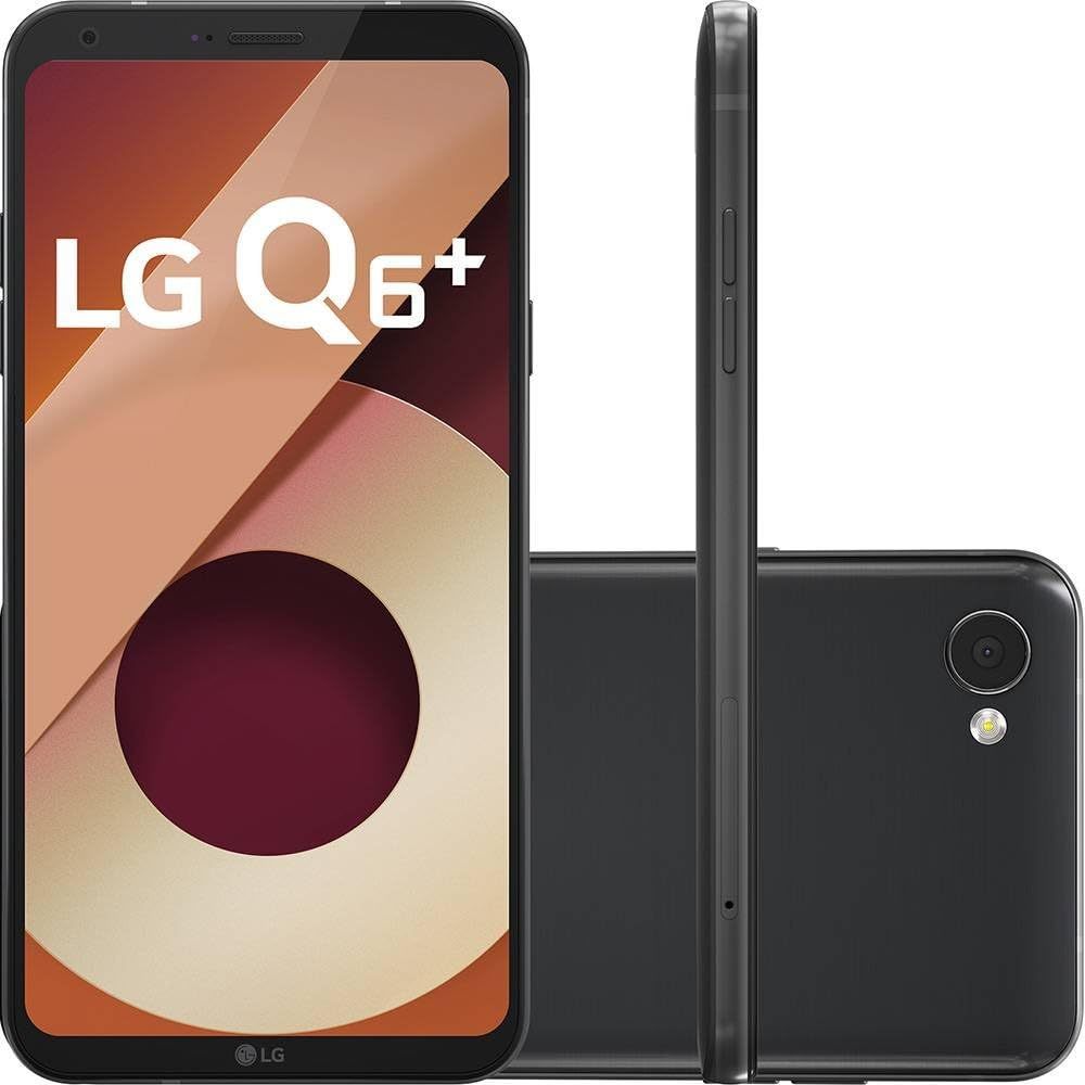 Smartphone LG Q6 Plus, 64 GB, Tela 5.5'', 4GB RAM Preto - Exposição