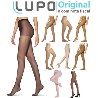 Kit 2 Meias Calcas Lupo Fio 15 5760-001 Fina Classica Poliamida