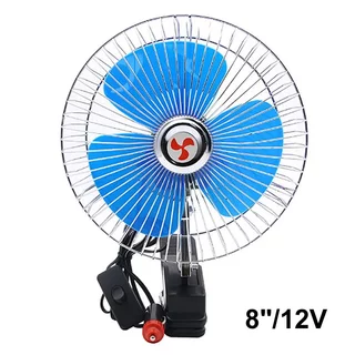 Ventilador Universal12v 8 Pol Uber Carro Trator Caminhão Van
