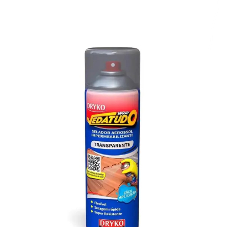 Spray Veda Tudo borracha líquida impermeabilizante Transparente 100ml