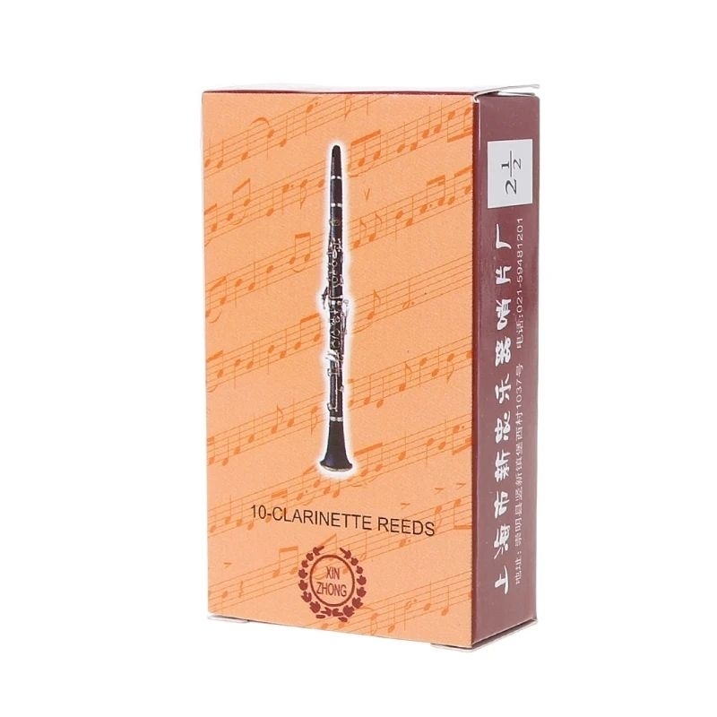Caixa palhetas para clarinete 2 e meio com 10 unidades