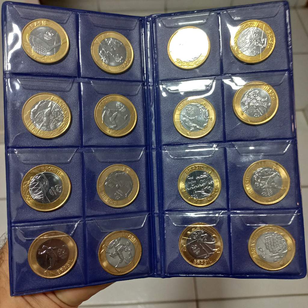COLEÇÃO DE MOEDAS JÁ NO ÁLBUM