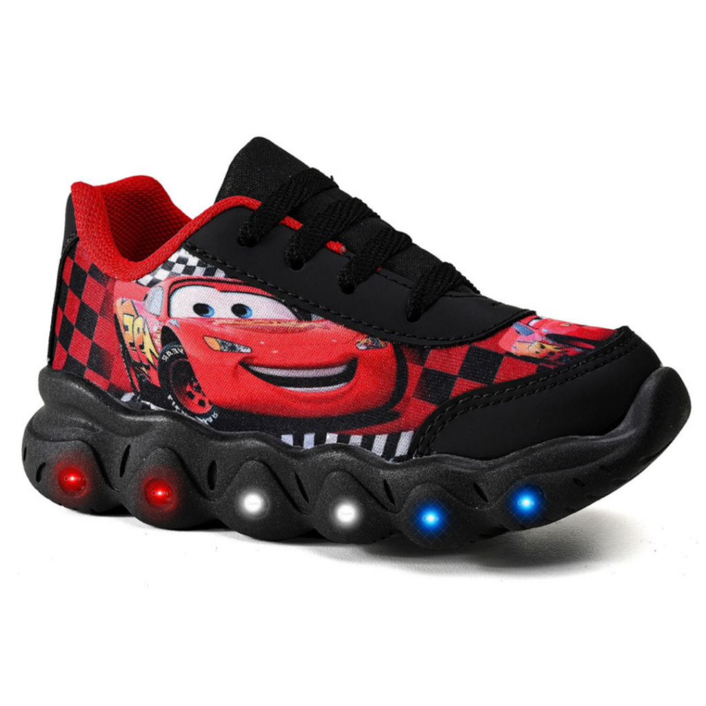 Tênis infantil disney relâmpago best sale mcqueen masculino