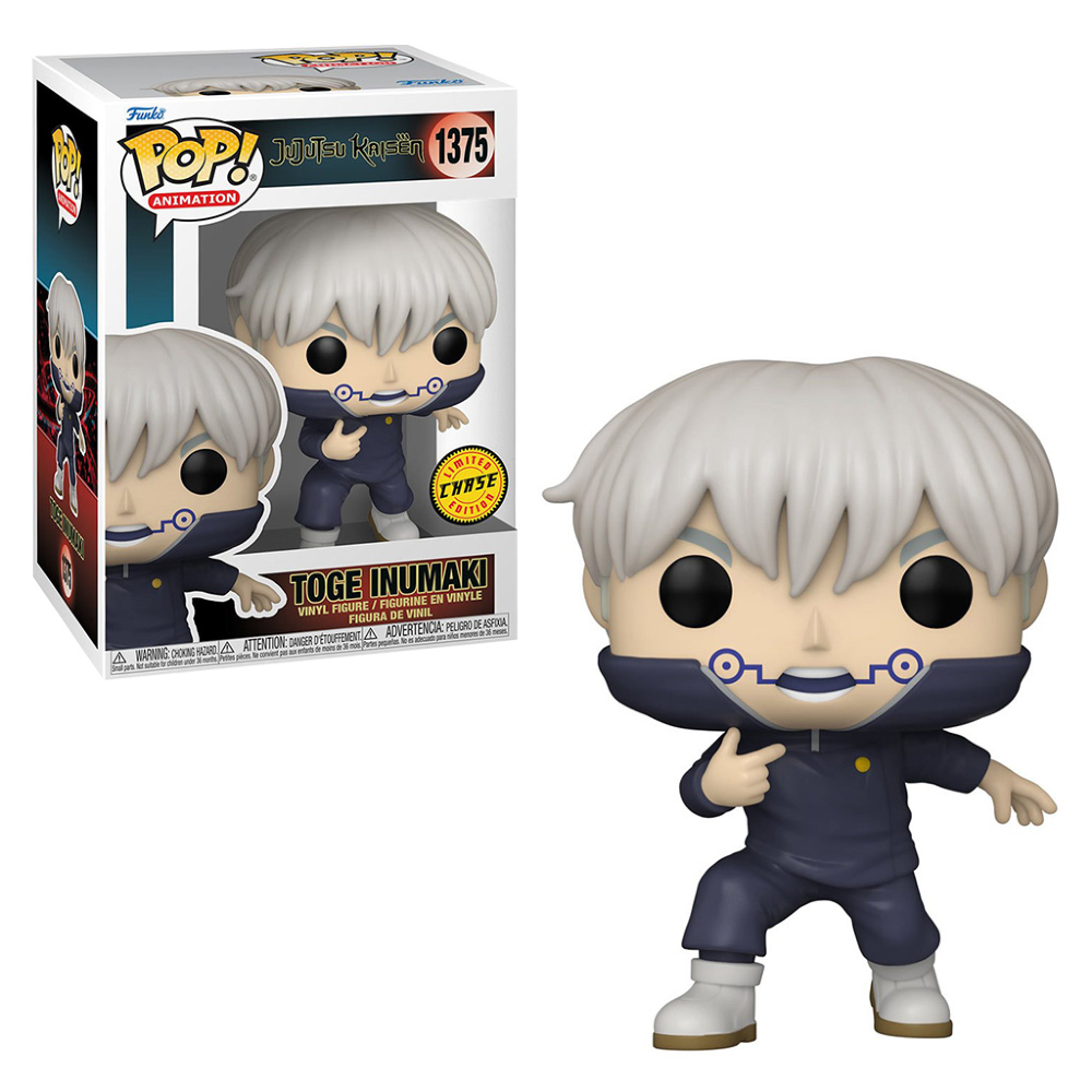 Funko Pop! Animation: Jujutsu Kaisen - Toge Inumaki Chase incluido con un protector de ático de Byron