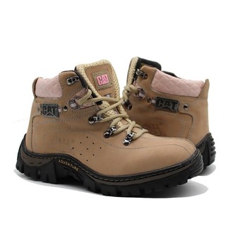 Coturno Feminino Caterpillar em Couro Legitimo Original | Shopee Brasil