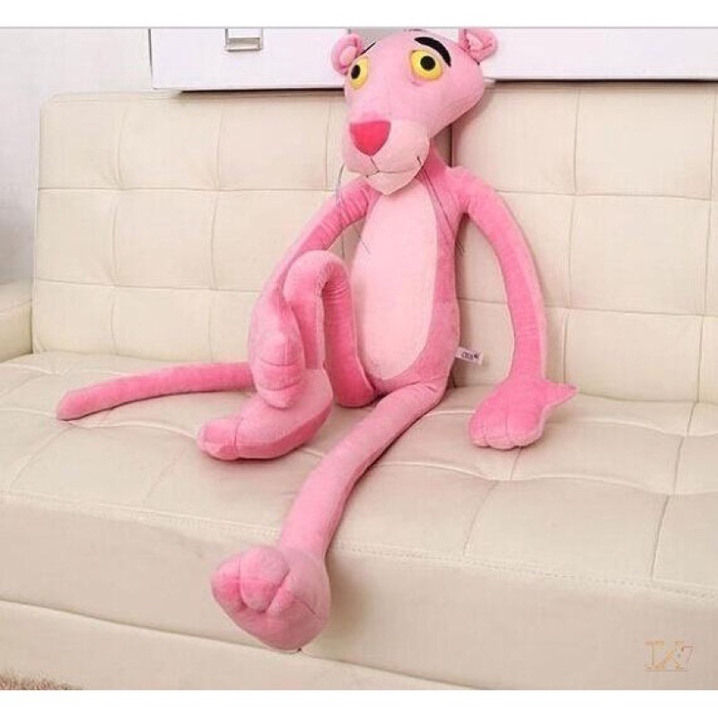 Presente De Brincadeira Infantil Pantera Cor-De-Rosa Marota Recheada Boneca De Pelúcia De Brinquedo