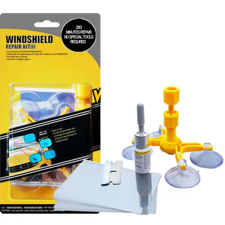 Cola Para Vidro Trincado Resina Reparador De Vidros Parabrisas Telas Trincados