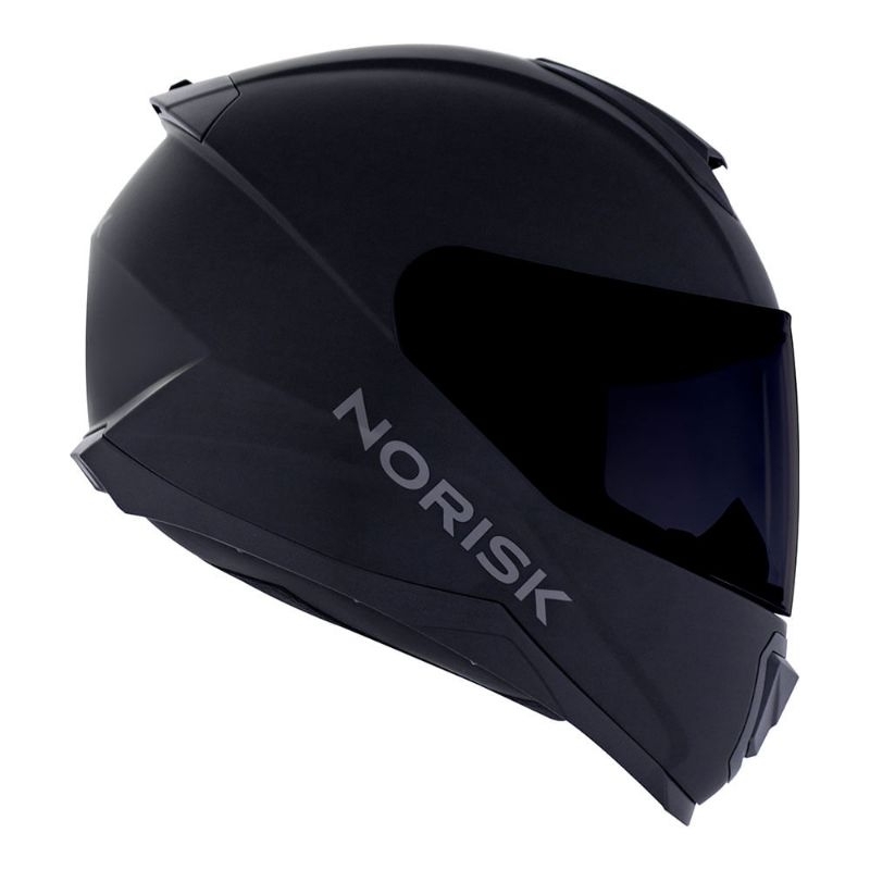 CAPACETE NORISK RAZOR MONOCOLOR PRETO FOSCO