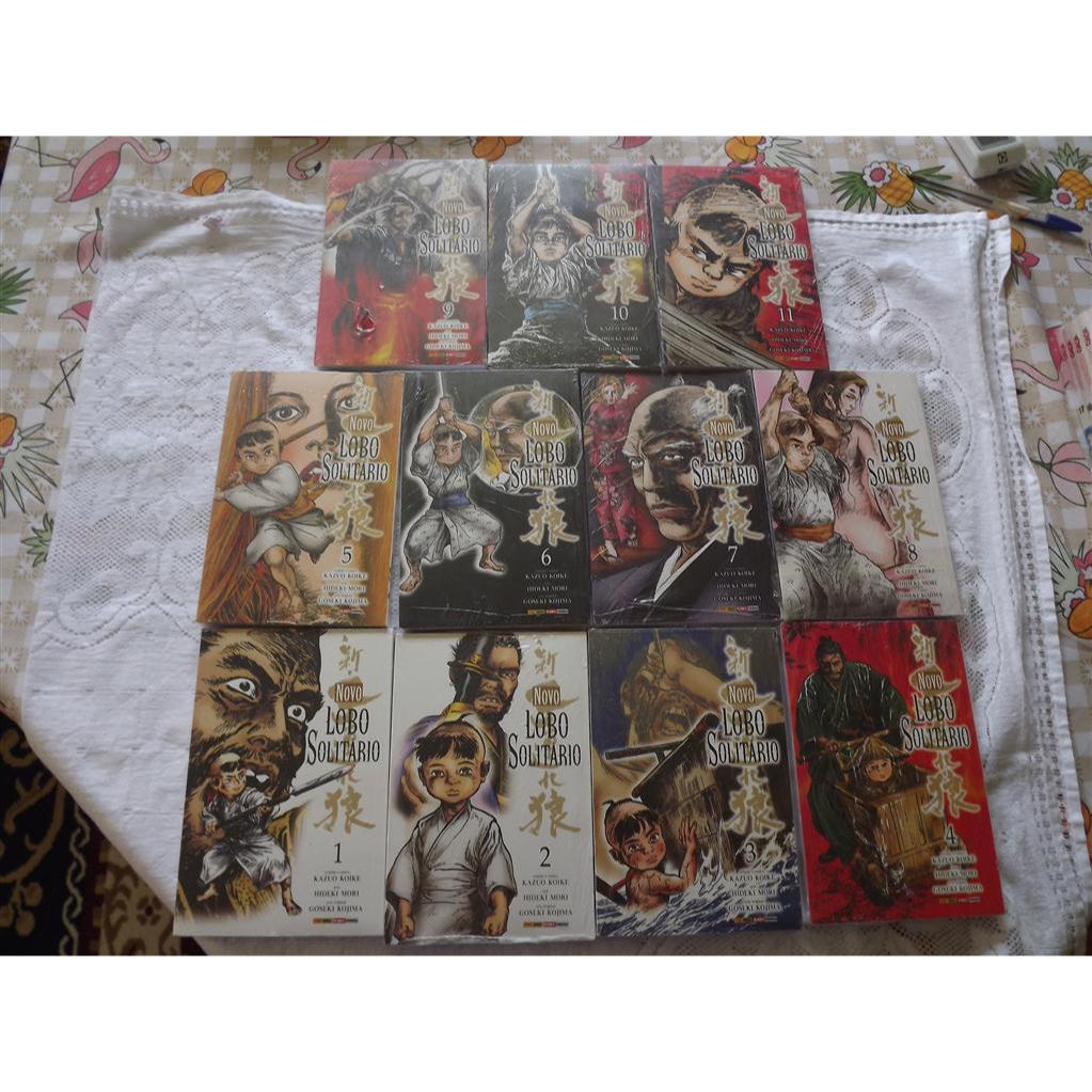 Coleção Novo Lobo Solitário 01 a 11 - Completo - Kazuo koike e Hideki Mori