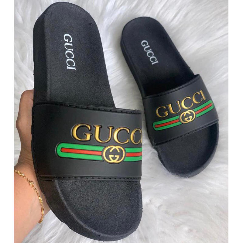 Chinelo slide Gucci importado sola alta pronta entrega | Shopee Brasil
