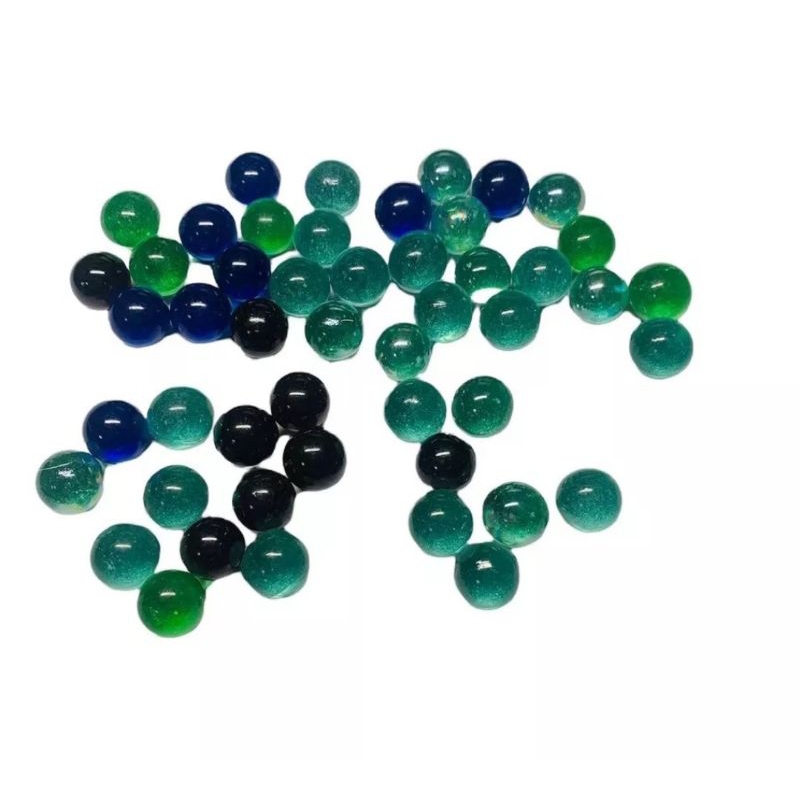 kit 50 bolinha de gude de brinquedo bola de vidro pequeno divertida