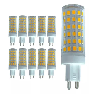 Kit 10 Lâmpadas Halopim G9 LED 12W Branco Quente e Frio