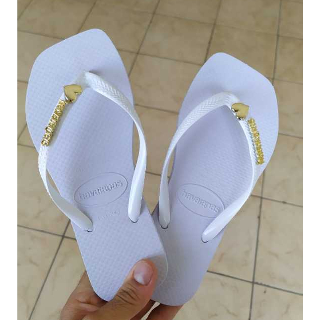 Chinelo Sandalia de Dedo Havaianas Quadrado Feminino Square