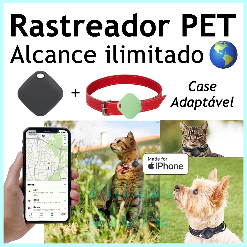 Coleira com GPS para pets - Tecnologia de rastreamento animal