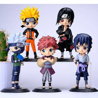 6 peças naruto boneca kawaii figura de ação anime presentes das crianç