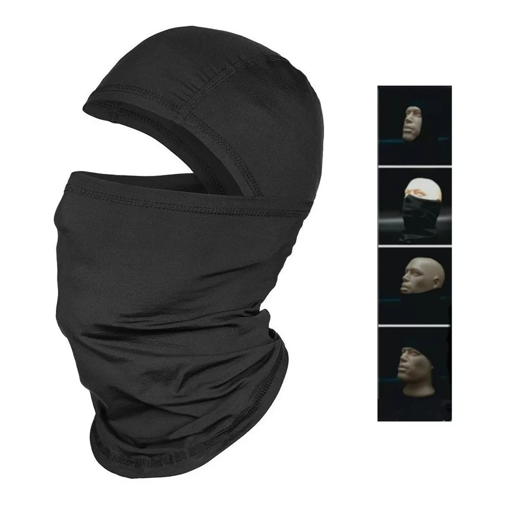 Balaclava Maschera Viso Protezione UV Sci Cappuccio Sole - Foto 6